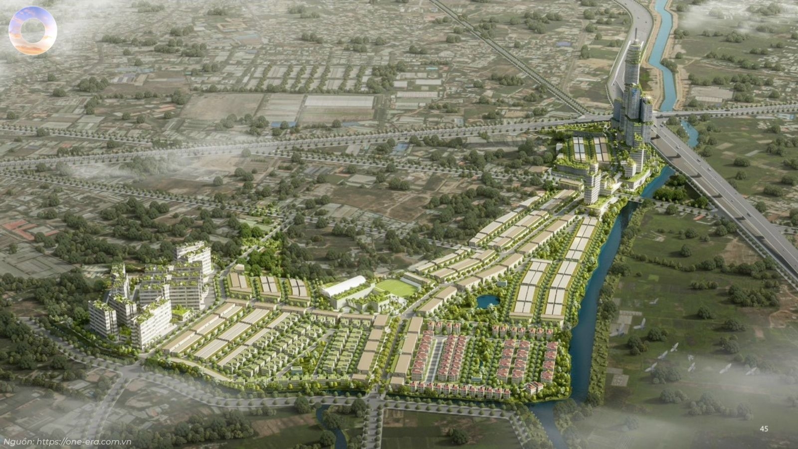Phối cảnh tổng thể dự án One Era Thuận An