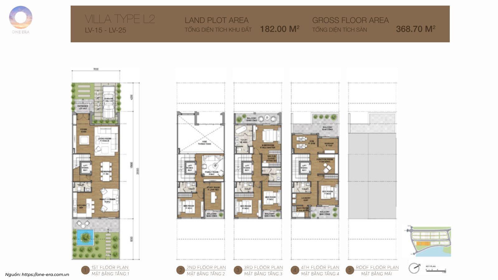 Thiết Kế Chi Tiết Layout Mặt Bằng Nhà Phố One Era