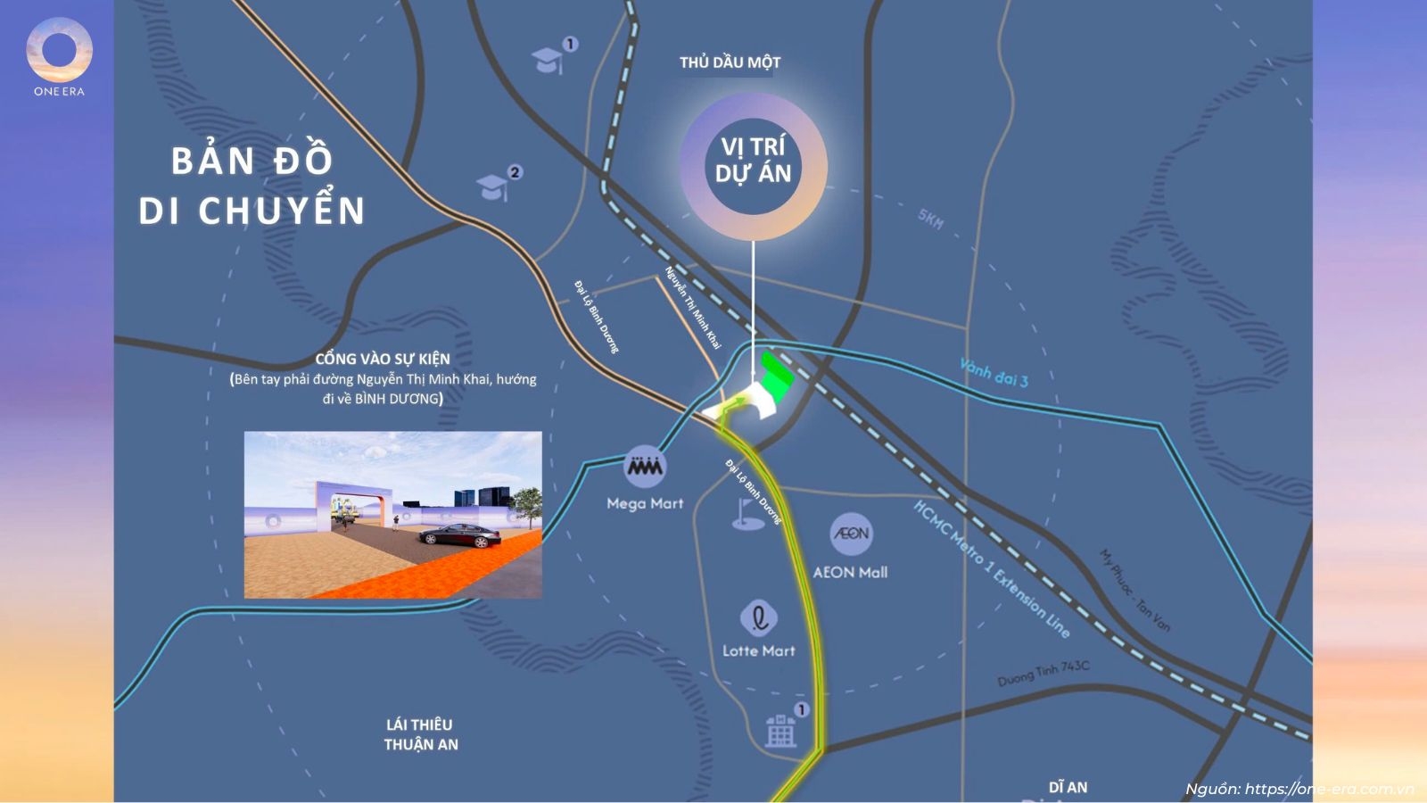 Vị trí dự án One Era