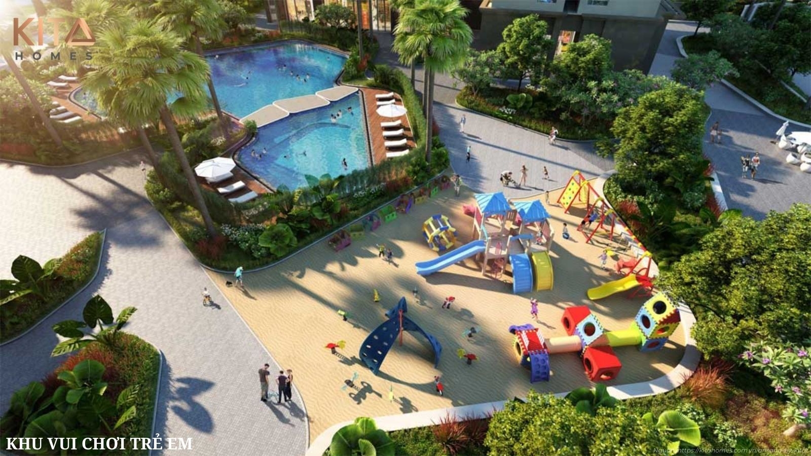 Hệ thống tiện ích nội khu cao cấp tại Ansana By Kita