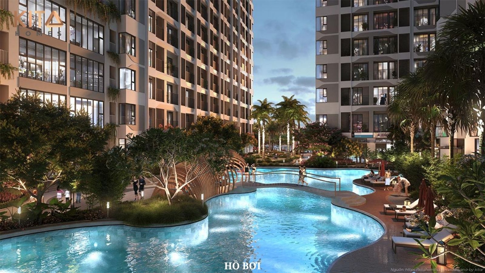 Hệ thống tiện ích nội khu cao cấp tại Ansana By Kita