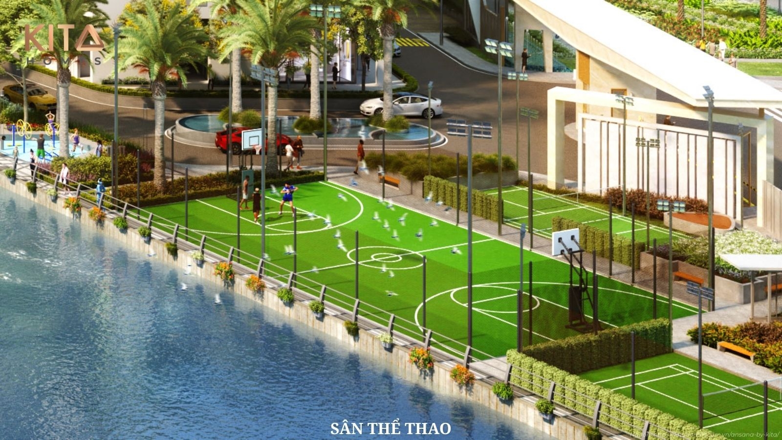 Hệ thống tiện ích nội khu cao cấp tại Ansana By Kita