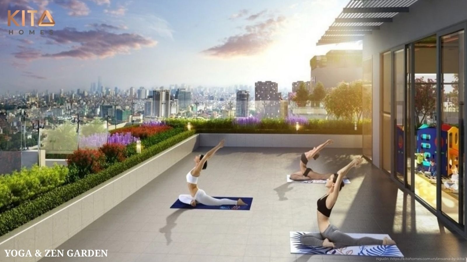 Hệ thống tiện ích nội khu cao cấp tại Ansana By Kita