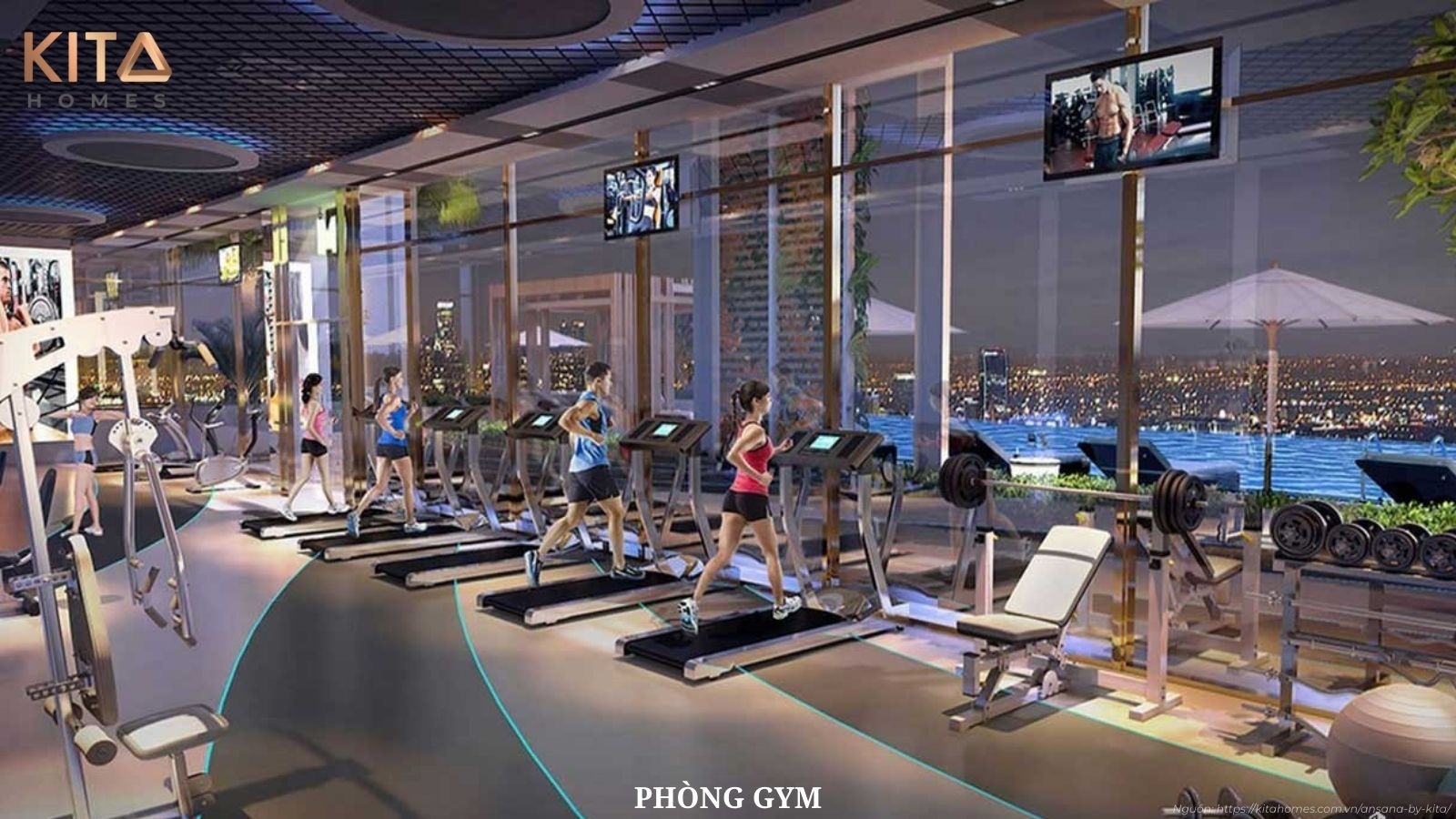 Hệ thống tiện ích nội khu cao cấp tại Ansana By Kita