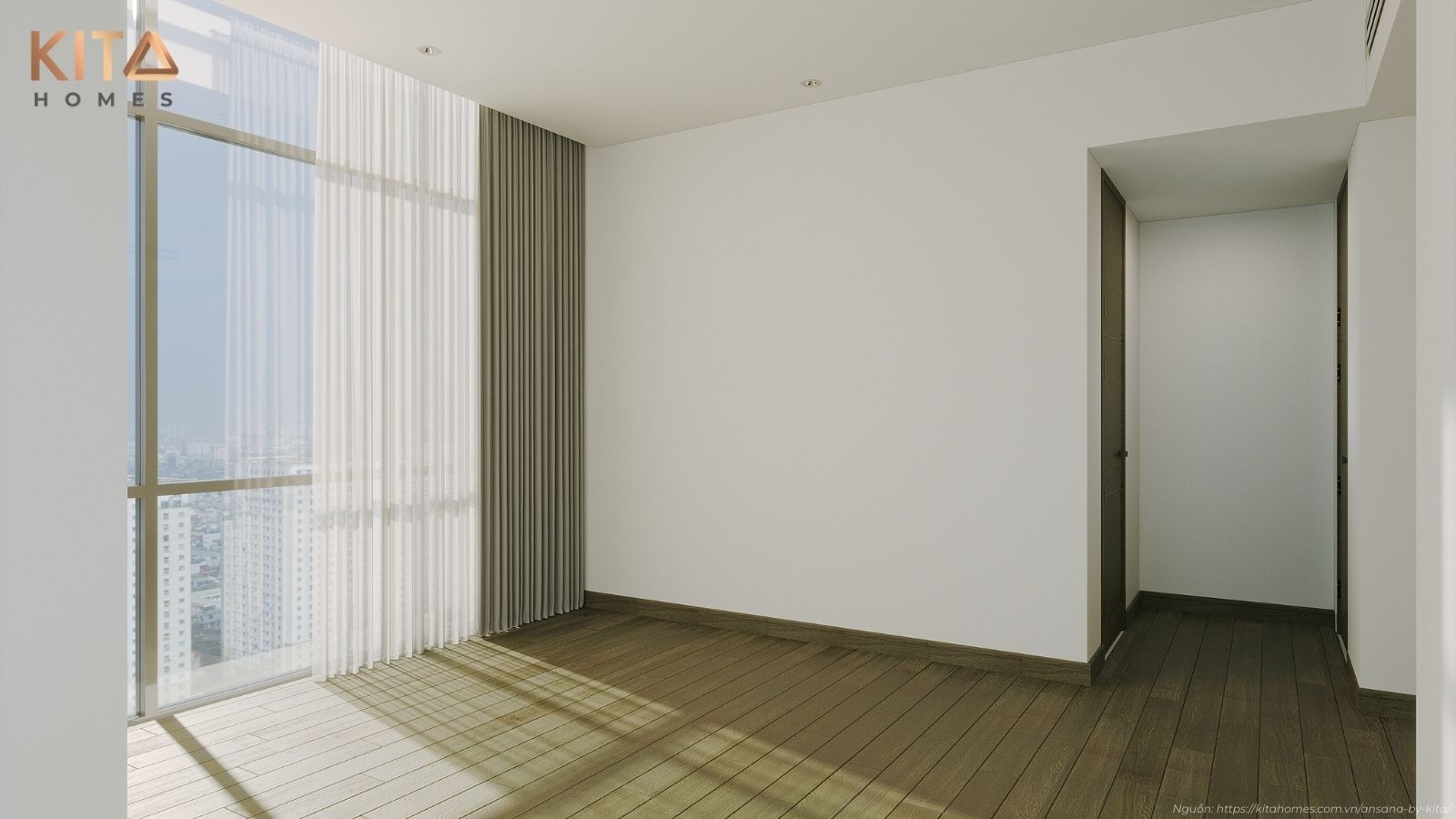 Nhà mẫu căn hộ Penthouse sang trọng của Ansana By Kita