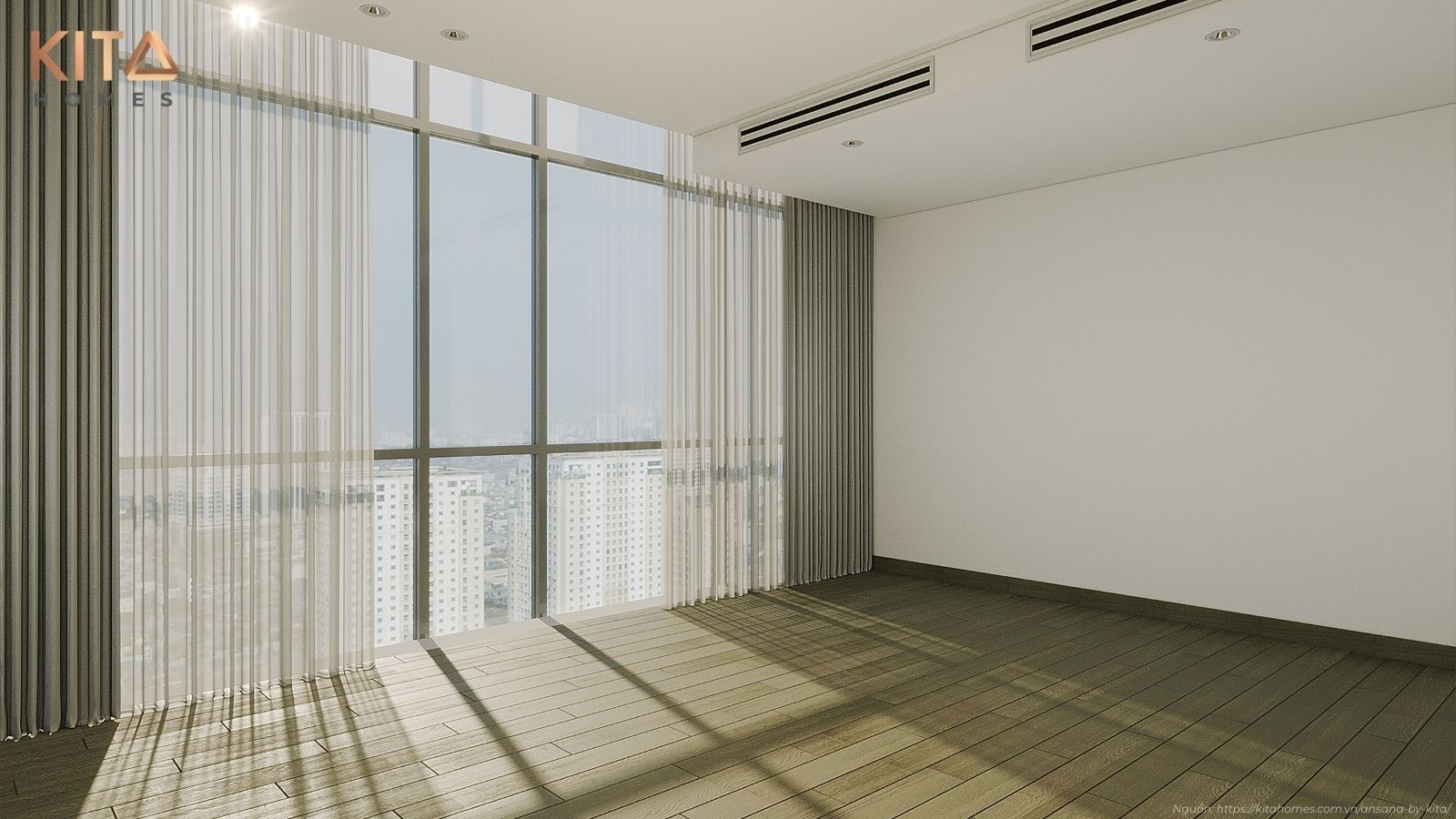 Nhà mẫu căn hộ Penthouse sang trọng của Ansana By Kita