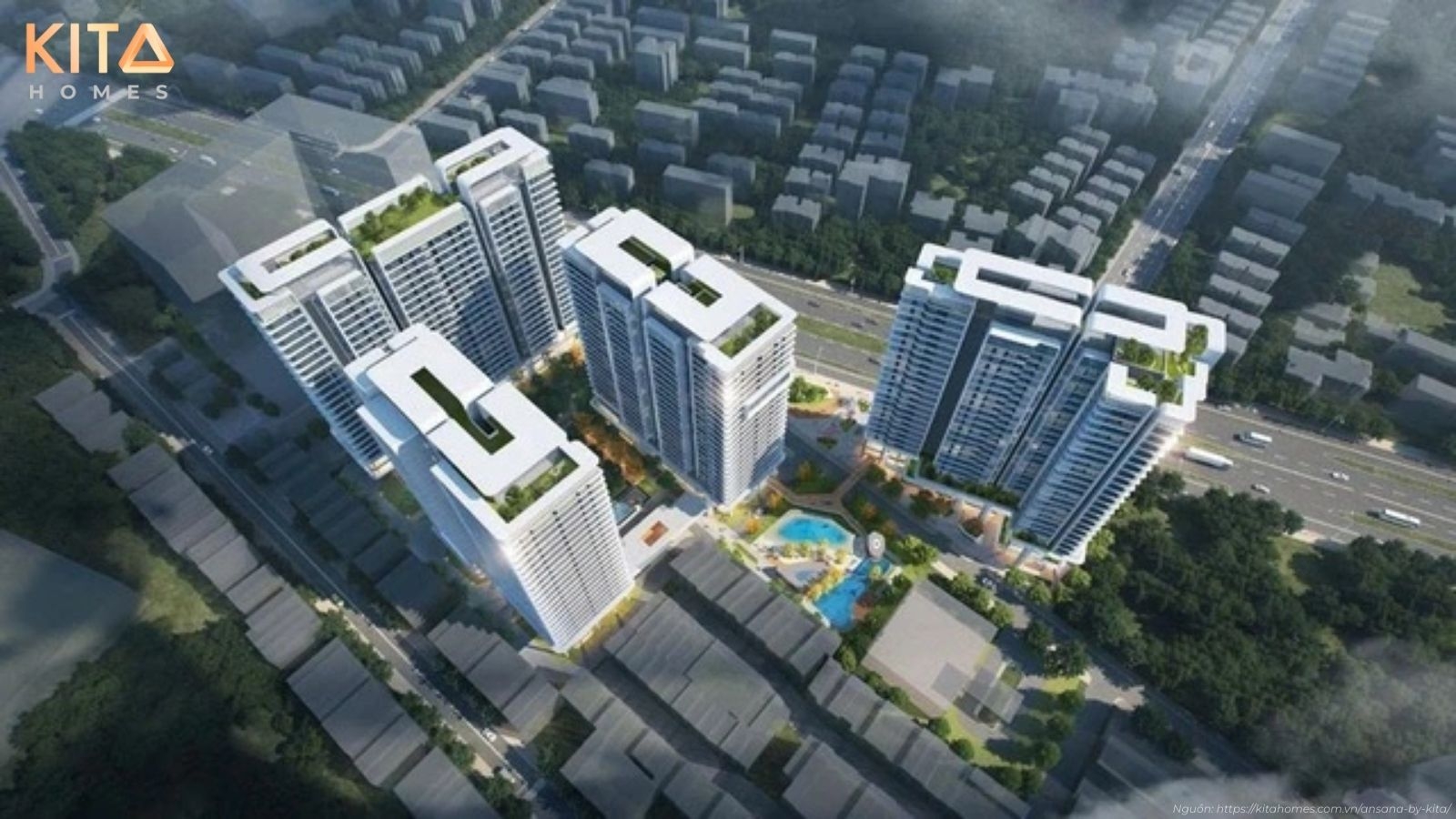 Mặt bằng tổng thể Ansana By Kita