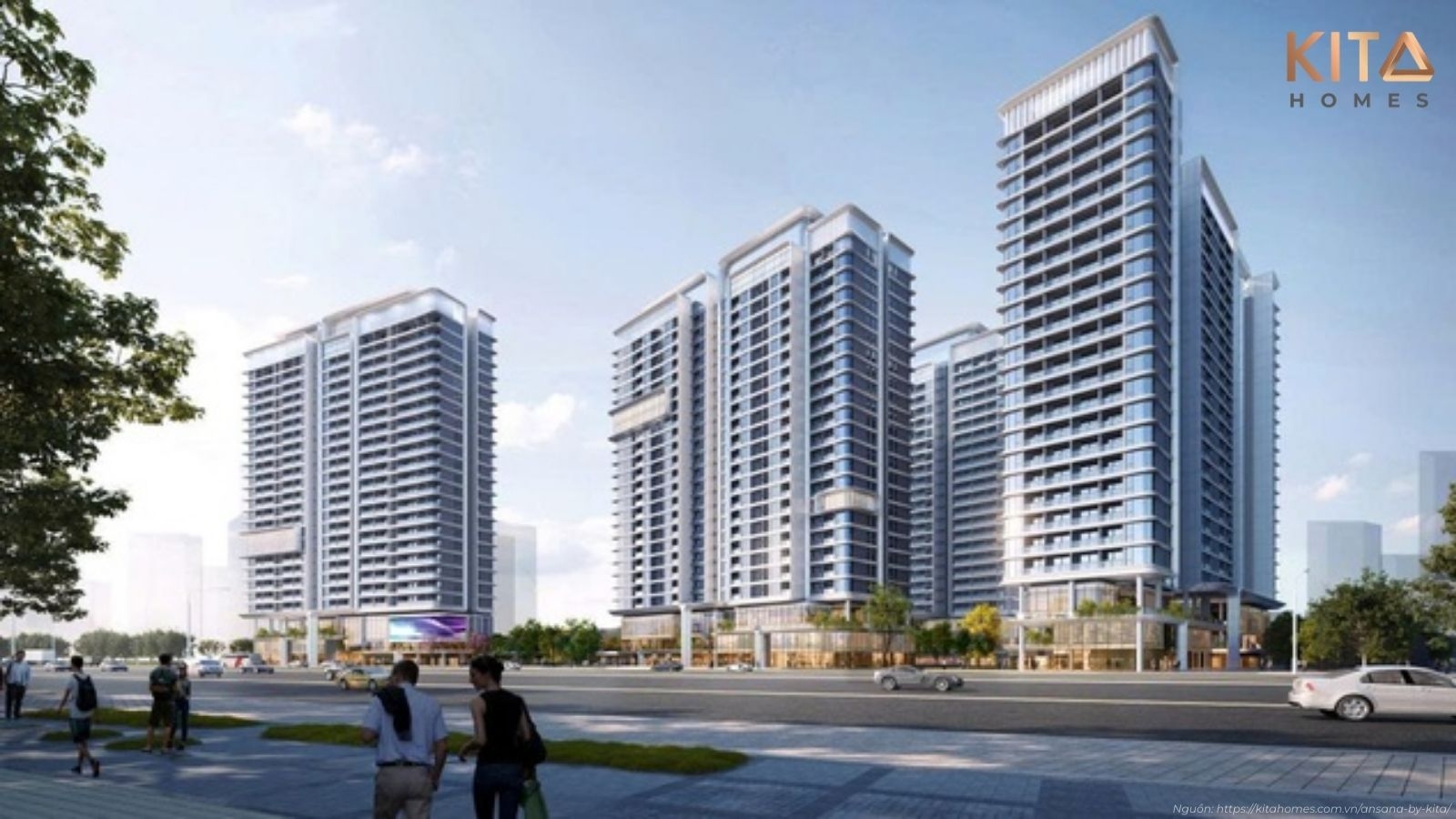 Phối cảnh tổng thể Dự án Ansana By Kita