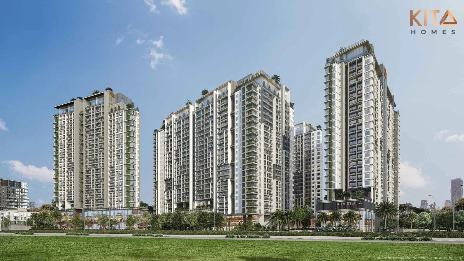 Phối cảnh tổng thể Dự án Ansana By Kita