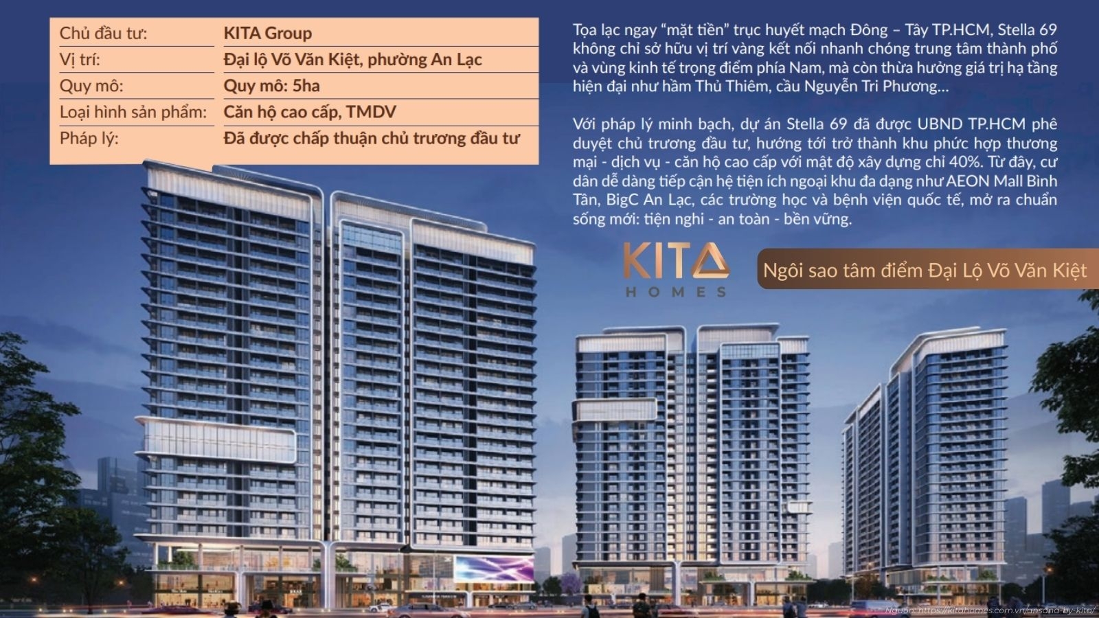 Thông tin tổng quan dự án Ansana By Kita Hồ Chí Minh
