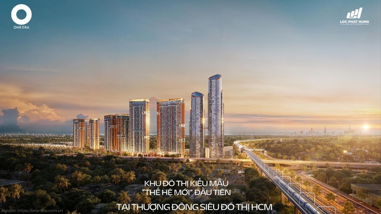 Phối cảnh Khu đô thị bậc nhất Thượng Đông - One Era