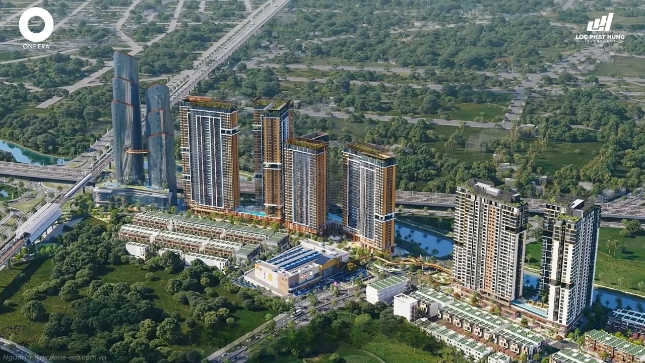 Phối cảnh Khu đô thị bậc nhất Thượng Đông - One Era