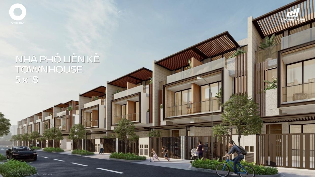 Phối Cảnh Thiết Kế Nhà Phố Compound Sang Trọng Tại One Era