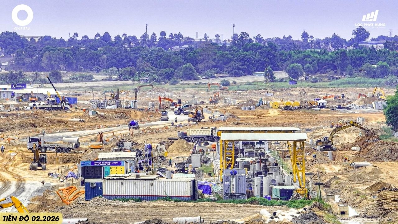 Tiến độ Thi Công Dự án One Era Tháng 02/2026