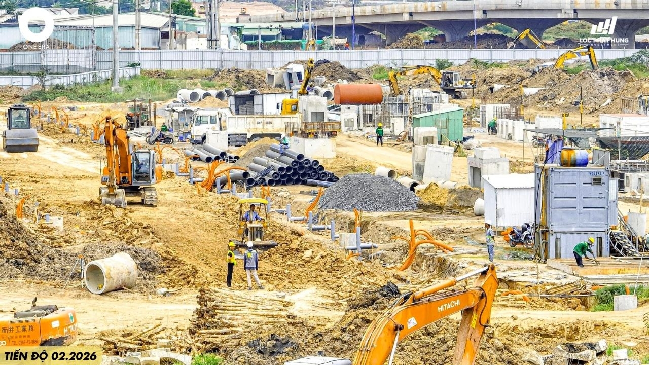 Tiến độ Thi Công Dự án One Era Tháng 02/2026