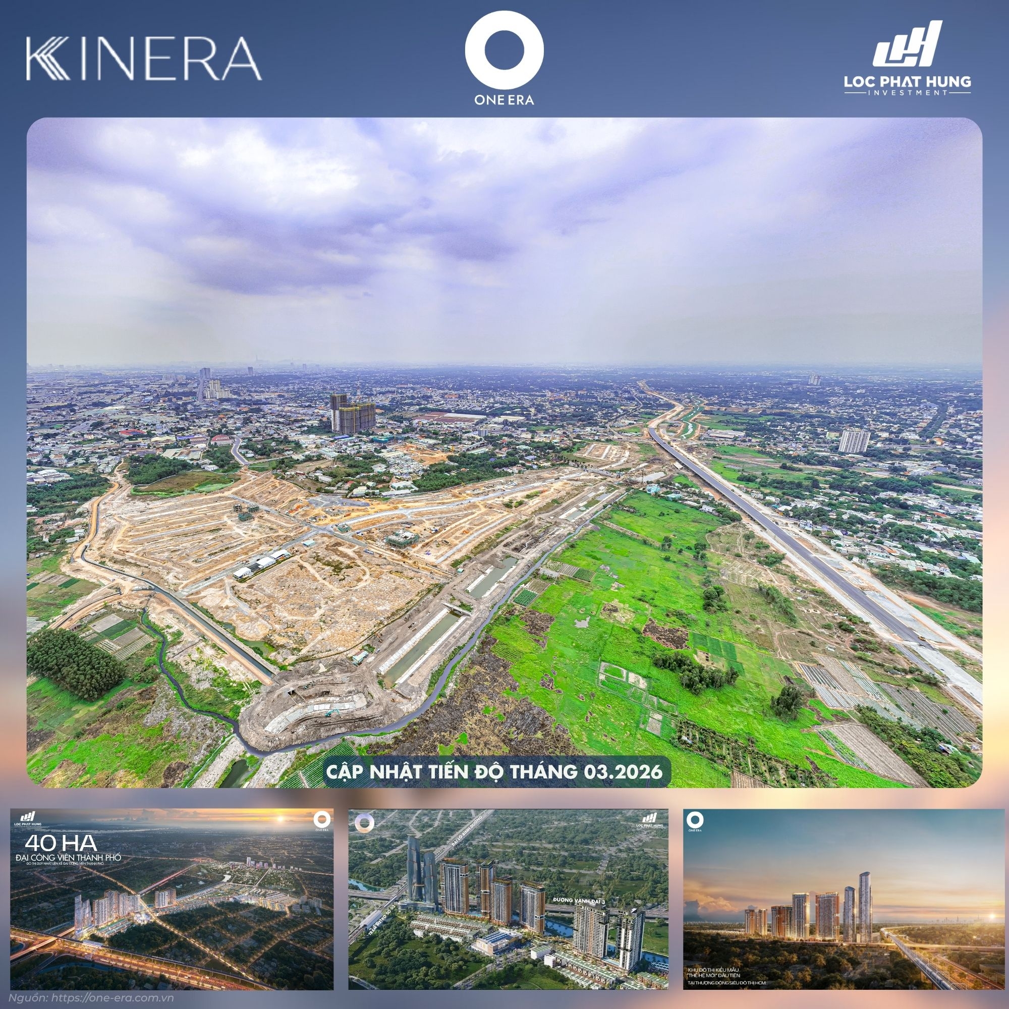Tiến độ Thi Công Dự án One Era Tháng 03/2026