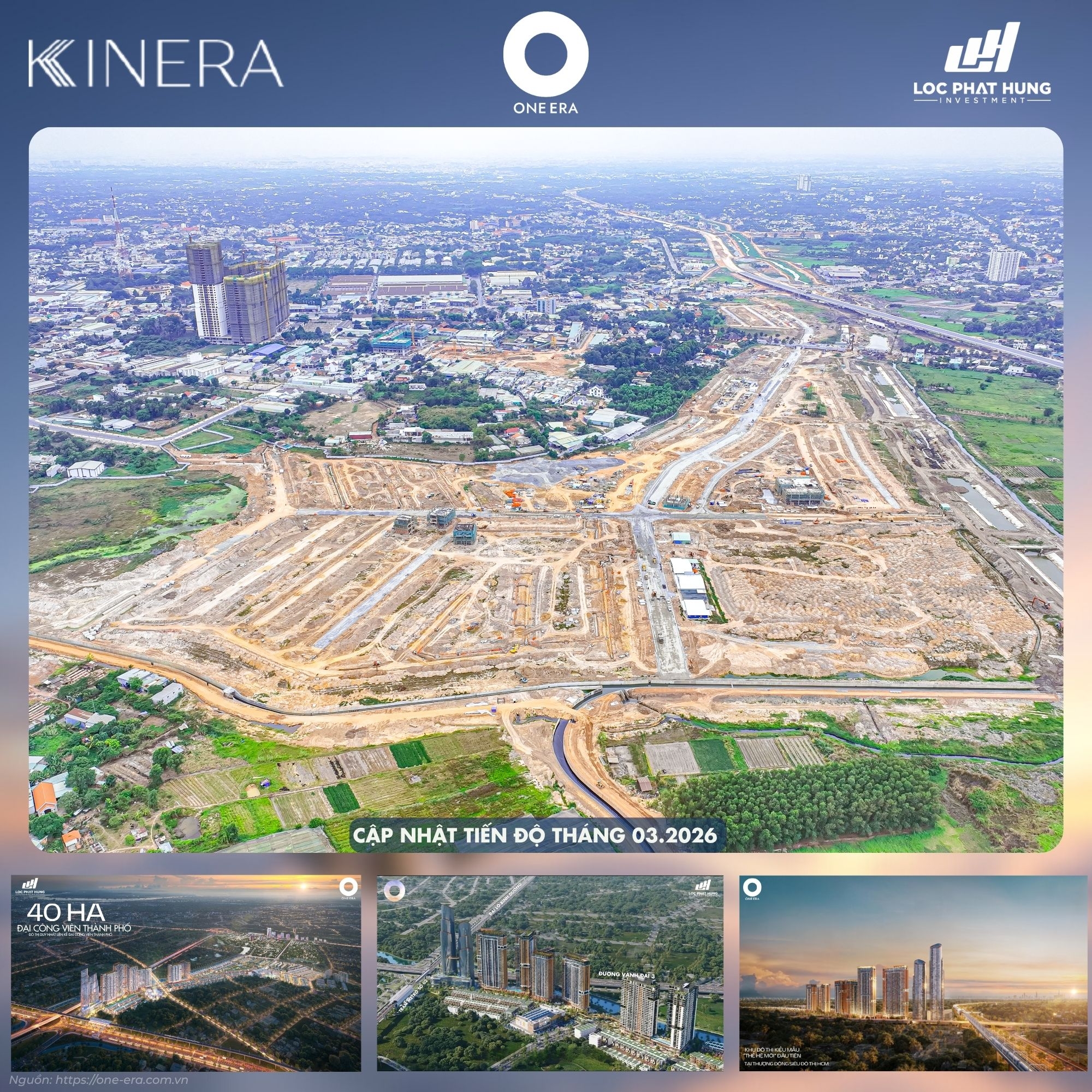 Tiến độ Thi Công Dự án One Era Tháng 03/2026