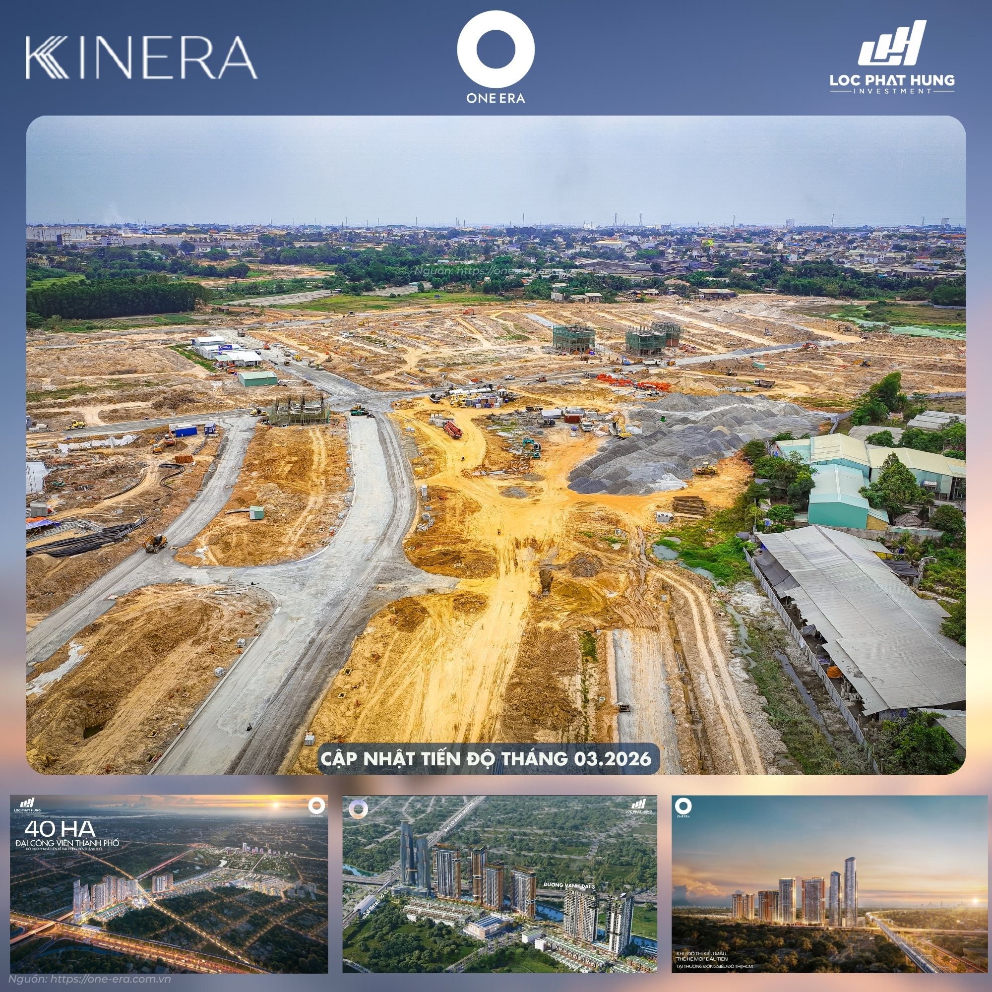 Tiến độ Thi Công Dự án One Era Tháng 03/2026