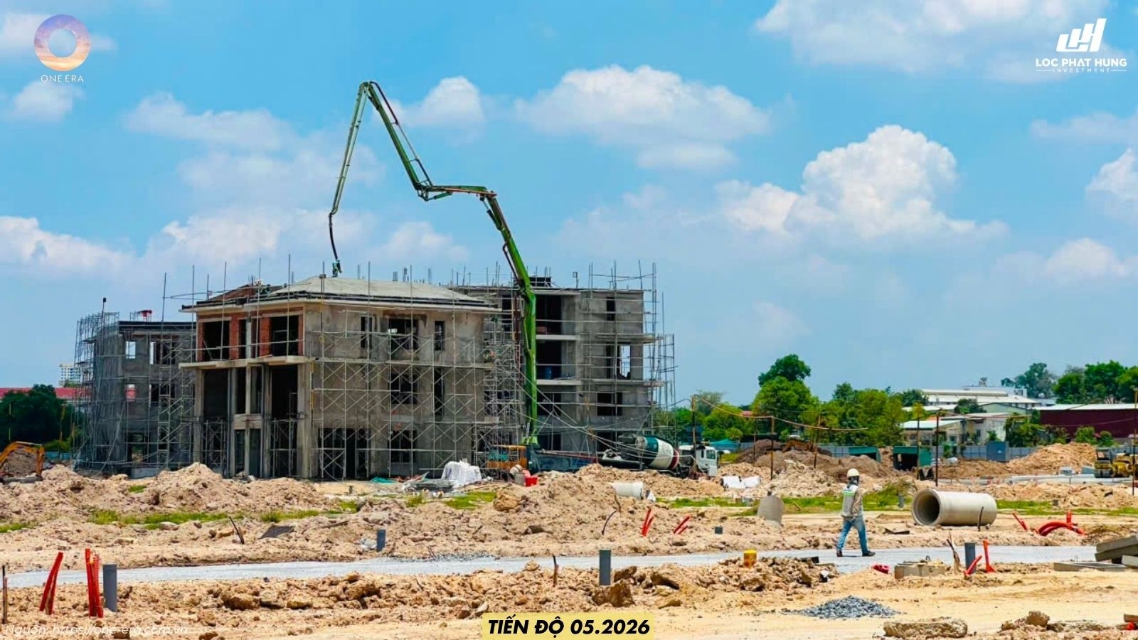Cập nhật tiến độ xây dựng thực tế dự án One Era ngày 07/05/2026