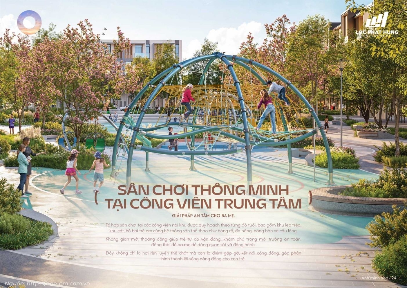 Hệ thống tiện ích nội khu chuẩn quốc tế tại đại đô thị One Era 50ha