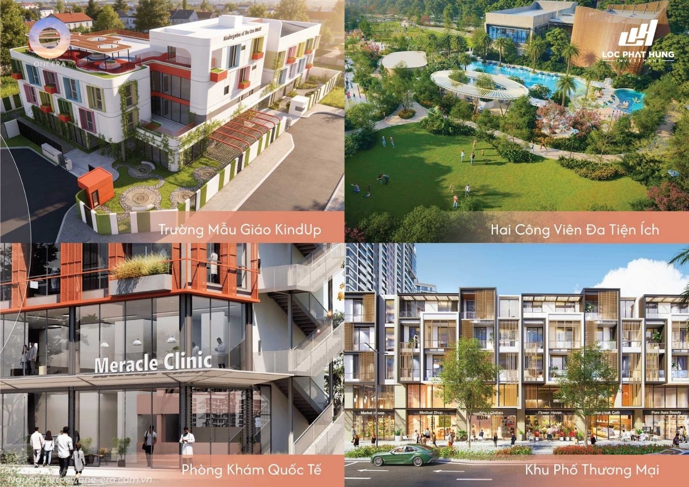 Hệ thống tiện ích nội khu chuẩn quốc tế tại đại đô thị One Era 50ha
