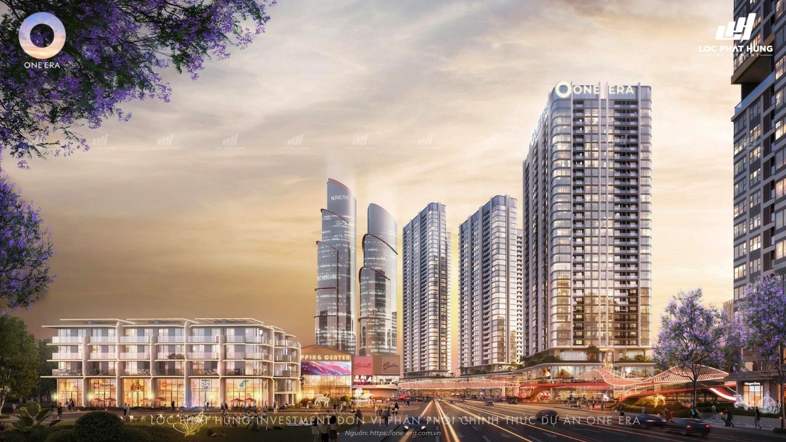Phối cảnh tổng thể Đại đô thị One Era